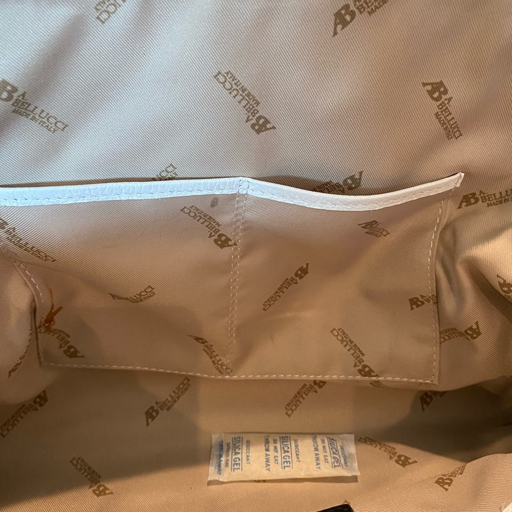🎉HP🎉 LIKE NEW A.Bellucci genuine Italian tri-color pebble leather handbag - Picture 12 of 14